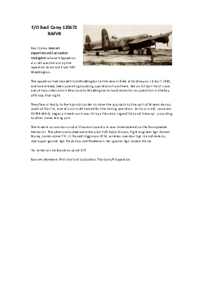 A preview of a PDF biography for Carey, Basil
